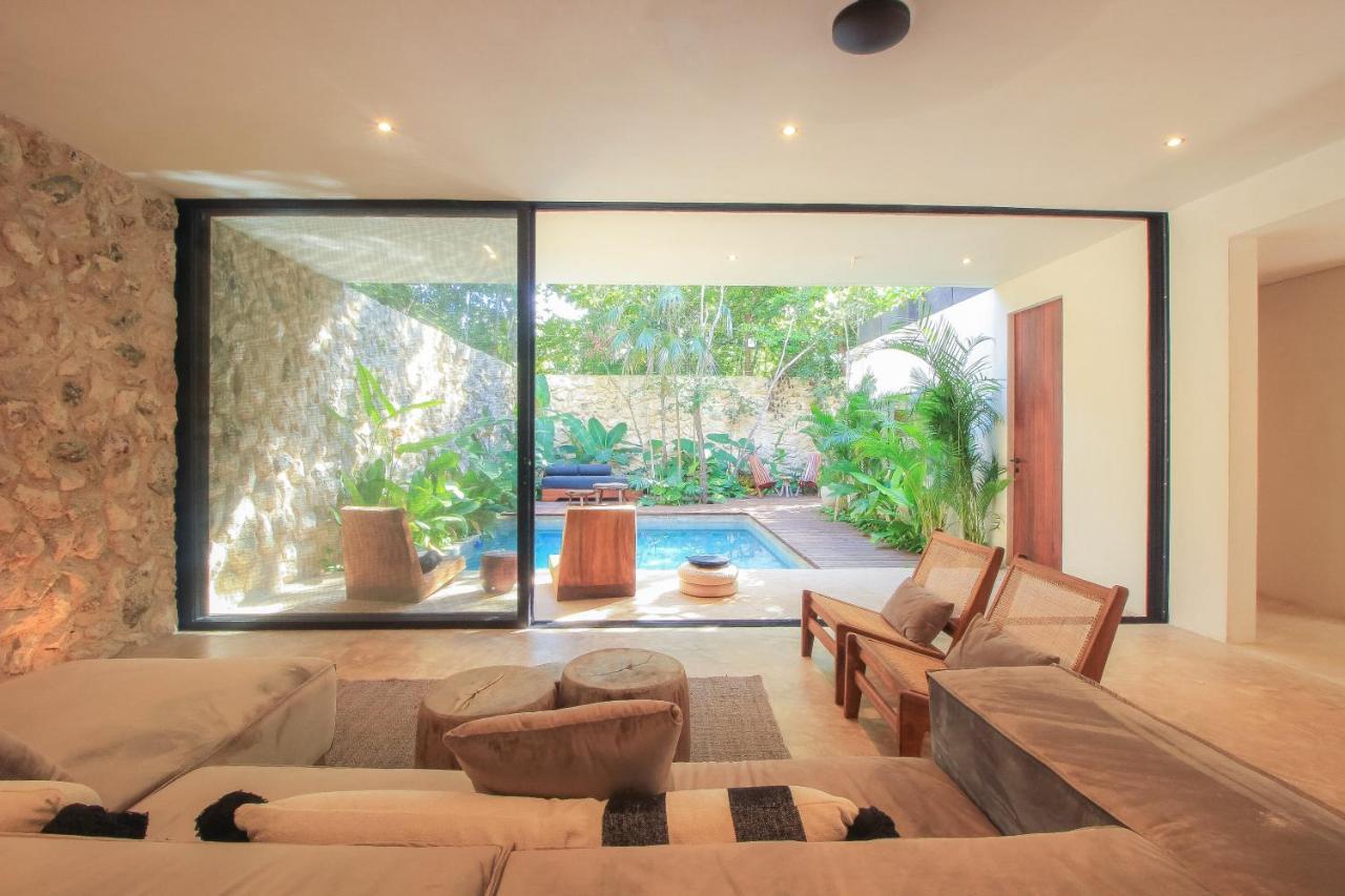 Elegant Boho Style Villa Jungle Views In Rooftop Deck & Outstanding Raw Pool In Holistika ตูลุม ภายนอก รูปภาพ
