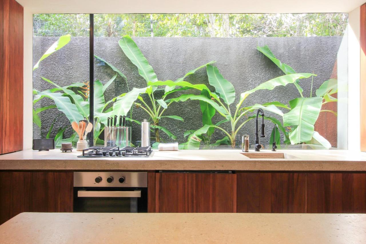 Elegant Boho Style Villa Jungle Views In Rooftop Deck & Outstanding Raw Pool In Holistika ตูลุม ภายนอก รูปภาพ